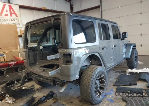 2022 Jeep Wrangler Unlimited Sport S 4X4 из США, поврежденный, VIN 1C4HJXDGXNW166496